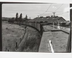Last freight train to Monte Rio, Sebastopol , California, 1937
