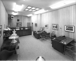 Interior view of Summit Savings, Sebastopol, California, September 30, 1967