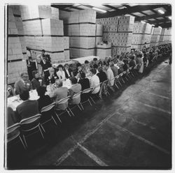 Mortgage Bankers Association members at Windsor Winery, Windsor, California, 1972