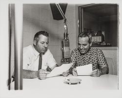 Kiwanis Club members at KSRO, Santa Rosa, California, 1962