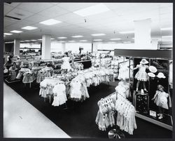 Children's clothing department at Sears, Santa Rosa, California, 1980