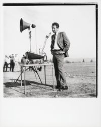 Ground breaking ceremonies at Airport Industrial Park for National Controls plant facility, Santa Rosa, California, 1976