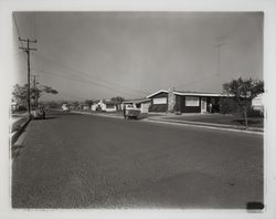 Street in the Mayette Village area, Santa Rosa, California, 1960