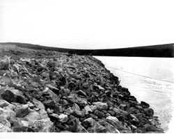 Building a breakwater at Bodega Bay