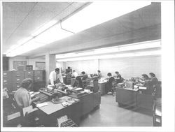 Offices at Petaluma Cooperative Creamery, Petaluma, California, 1963