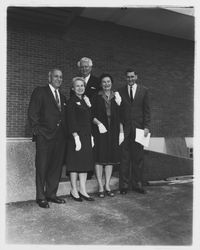 Groundbreaking ceremonies for the North Bay Cooperative Library System headquarters, Santa Rosa, California, 1966