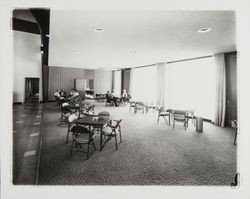 Card room at Oakmont, Santa Rosa, California, 1967