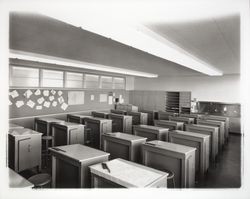 Drafting class at Montgomery High, Santa Rosa, California, 1959