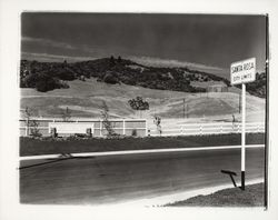 St. Francis Acres signs, Santa Rosa, California, 1959