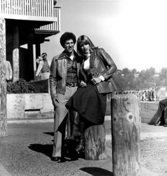 Mattei Brothers men's and women's fashions modeled along the Sausalito waterfront