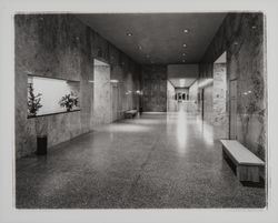 Hallway of the Administration Building, Santa Rosa, California, 1960