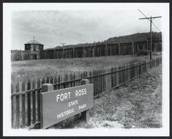 Stockade at Fort Ross, Fort Ross, California, 1964
