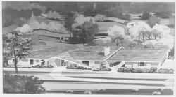 Model homes at Wikiup Rancho Estates, Santa Rosa, California, 1962