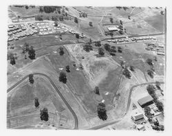 Aerial view of Oakmont Golf Course and Oakmont, Santa Rosa, California, 1964