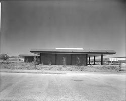 Exterior views of the Northwest Regional Branch Library, Coddingtown, Santa Rosa, California, May 26, 1971