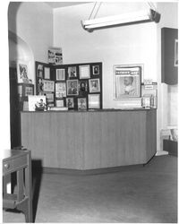 Interior of Ken Schroll Studios, Santa Rosa, California, 1957