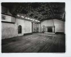 Interior of the home of William Shackleton, Santa Rosa, California, 1964