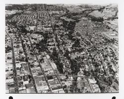 Central Santa Rosa looking north from Highway 101, Santa Rosa, California, 1982