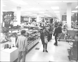 Interior views of J. C. Penney department store in Coddingtown at Christmas, Santa Rosa, California, June 8, 1971