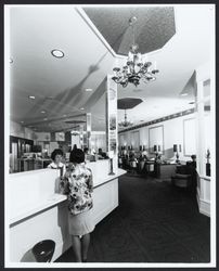 Interior of Lincoln Bank, Santa Rosa, California, 1966