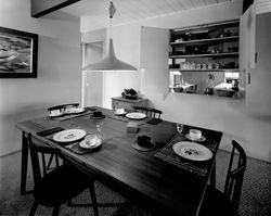 Interior view of the Willard H. Rush home, Santa Rosa, California, June 1965