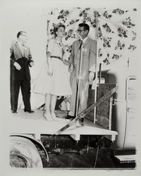 Crowd gathered for dedication of Coddingtown airport, Santa Rosa, California, 1960