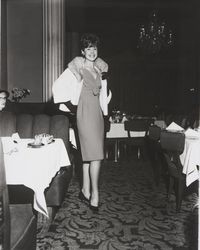 Fashion show in the Topaz Room, Santa Rosa, California, 1964