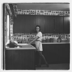 Kitchen of a Young America home, Rohnert Park , California, 1971