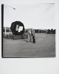 Louisiana Pacific lumber yard, Cloverdale, California, 1977