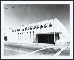 Exterior of Sonoma County Abstract Bureau, Santa Rosa, California, 1963