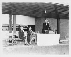 Groundbreaking ceremonies for the North Bay Cooperative Library System headquarters, Santa Rosa, California, 1966