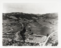 Aerial view of Rincon Valley, Santa Rosa, California, 1964