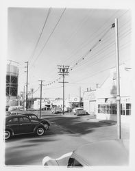 Veale Motors car lot, Santa Rosa , California, 1964