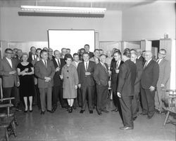 Chamber of Commerce new membership party, Santa Rosa, California, 1964