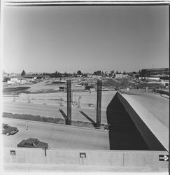 Beginning construction on Santa Rosa Plaza, Santa Rosa, California, 1981