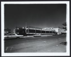 Parking garage at 3rd and D Streets, Santa Rosa, California, 1964