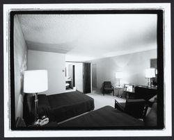 Rooms at Los Robles Lodge, Santa Rosa, California, 1961