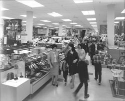 Interior views of J. C. Penney department store in Coddingtown at Christmas, Santa Rosa, California, June 8, 1971