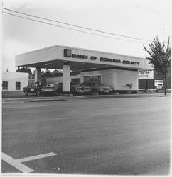 Bank of Sonoma County drive-up bank, Sebastopol, California, 1970