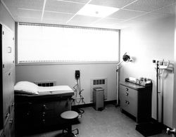 Examining room at Santa Rosa Medical Clinic, Santa Rosa, California, 1957