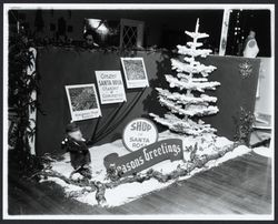 Santa Rosa Chamber of Commerce exhibit at the Gift Show, Santa Rosa, California, 1961