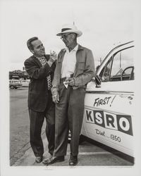 Kiwanis Club members at KSRO, Santa Rosa, California, 1962