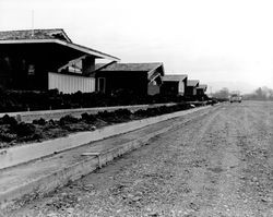 Street and curb grading in Rincon Valley Homes subdivision in the Mission Blvd.-Yukon Drive area