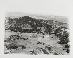 Aerial view of Bennett Valley, Santa Rosa, California, 1961