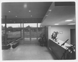 Reception desk at Santa Rosa Medical Center, 121 Sotoyome Street,Santa Rosa, California, 1957