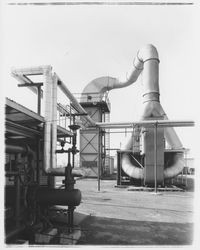 Cooling towers at Fluor Products, Windsor, California, 1964