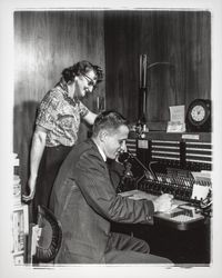 Switchboard at the Flamingo Hotel, Santa Rosa, California, 1964