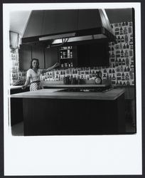 Kitchen of a Young America home, Rohnert Park , California, 1971