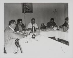 Members of the North Coast Builders Exchange at a banquet, Santa Rosa, California, 1961