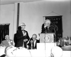 Past presidents day at Santa Rosa Rotary, Santa Rosa, California, February 18, 1963